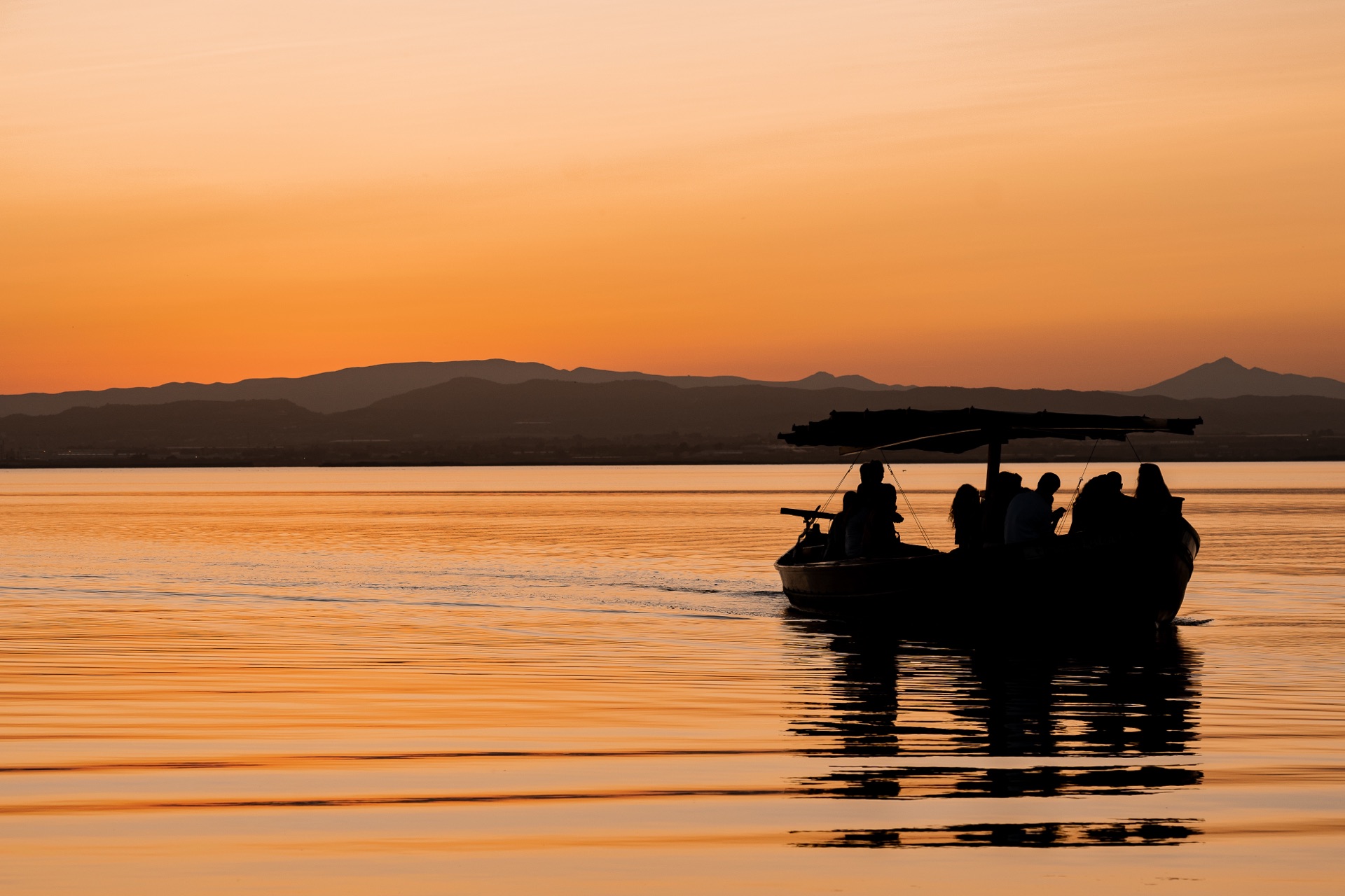 Traditional mokoro canoe on the Okavango Delta waterways
